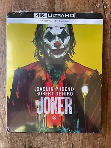 Joker w. Limited Ed. Steelbook (4K UHD + Blu-ray, EU Import, Region Free) *NEW* - Picture 1 of 4