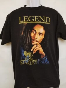 BOB MARLEY - ORIGINAL VINTAGE OLD STORE / TOUR STOCK UNWORN LARGE T-SHIRT - Picture 1 of 2