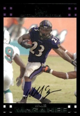 2007 Topps #54 Willis McGahee Baltimore Ravens - Image 1 of 2
