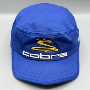 Cobra Skull Cap Golf Hat Adult Medium Blue FootJoy FJ Pro V1 Logo Lined - Picture 1 of 10