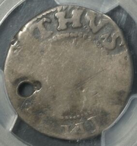 1652 PCGS GOOD PINE TREE SHILLING LARGE PLANCHET REVERSED N BOLD DATE