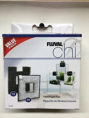 Fluval Chi Filter Foam Pad Combo Pack 1x Filter 3x Foam Pad + Bonus Pad 4x (C3) - Image 1 of 2