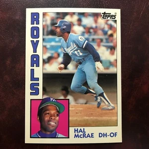 1984 Topps TIFFANY Set HAL MCRAE #340 K.C. ROYALS ** MINT ** HIGH GRADE ** - Picture 1 of 2