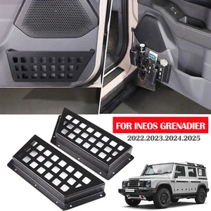 Caja organizadora de bolsillos de almacenamiento de puerta delantera de aluminio para Ineos Grenadier 2022-2024 - Imagen 1 de 16