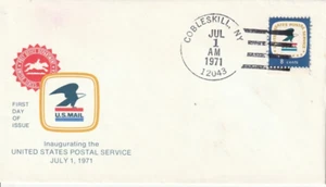1396 July 1 1971 Postal Service FDC First Day Cobleskill New York - Picture 1 of 1
