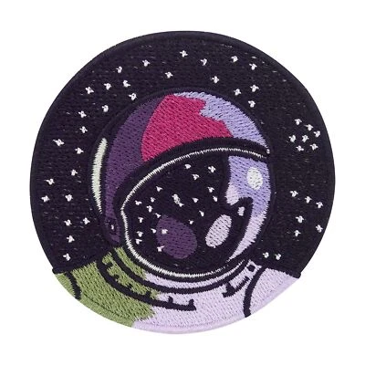 FINALLY HOME Runder Astronaut im Weltall Patch zum Aufbügeln | Nasa Patches, Raumfahrer