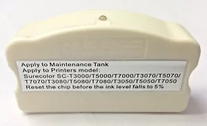 Restablecedor de virutas de tanque de tinta de mantenimiento para tanques de tinta de residuos Epson T6193 - Imagen 1 de 3