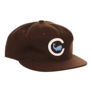 Ebbets Field Flannels Chicago Whales 1915 MADE IN USA Wool Baseball Cap sz 7 NEW - Picture 1 of 4