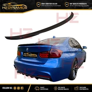 ALERÓN DE MALETERO TRASERO LABIO ALERÓN NEGRO BRILLANTE PARA BMW SERIE 3 F80 M3 F30 2012-2018 UK - Imagen 1 de 7