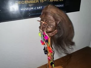 ESPECTACULAR MODELO JIVARO CABEZA ENCOGIDA-Tsantsa - Imagen 1 de 5