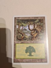 Magic the gathering MTG Portal Second Age Forest 151 card