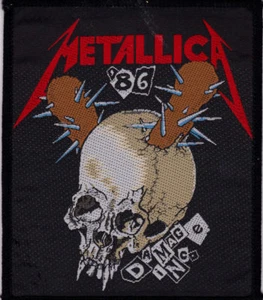 Metallica - Damaging Inc - Metal Aufnäher 10cm x 10cm - Bild 1 von 1
