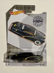 Hot Wheels Purple Passion HW 50th Larry Wood 1/10 Flat Black VHTF!  - Picture 1 of 4