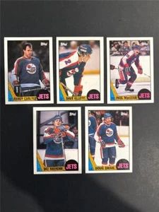 1987-88 Topps Winnipeg Jets Team Set 5 Cards - Picture 1 of 1