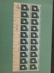 Briefmarken USA 13 Cent Colorado 1977 20er Block - Bild 1 von 2