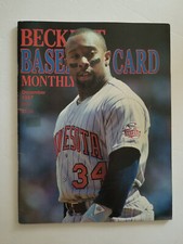 Beckett Baseball Card Monthly Magazine December 1987 Issue #34 Kirby Puckett