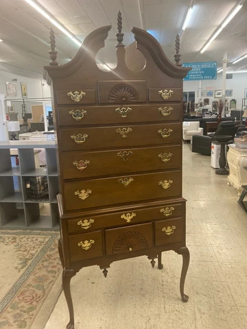 Council Craftsmen Federal Style Highboy Dresser Cover
