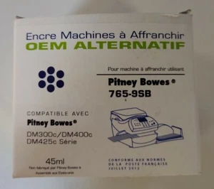 PITNEY BOWES 765-9SB Blue Ink DM300c / DM400c / DM425c Compatible New - Picture 1 of 1