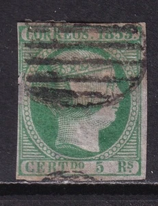 1853 ISABEL II 5 REALES USADO. VER - Imagen 1 de 1