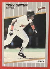 1989 Fleer #305 Tony Gwynn San Diego Padres