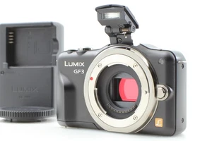 [Near MINT] S/C2360 Panasonic LUMIX DMC-GF3 12.1 MP Black JAPAN MODEL - Picture 1 of 14