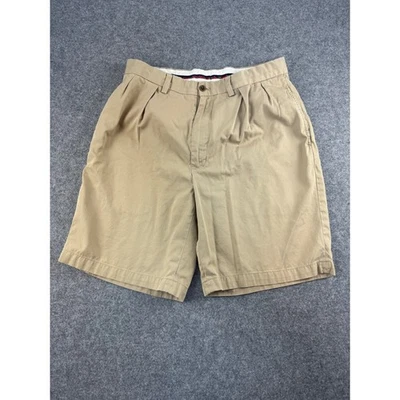Pantalones Cortos Polo Golf Ralph Lauren Hombres Caqui Plisado Calle Talla 33 Foto 1 de 4