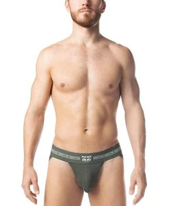 Nasty Pig Core Jockstrap in Army Green/White - Bild 1 von 7