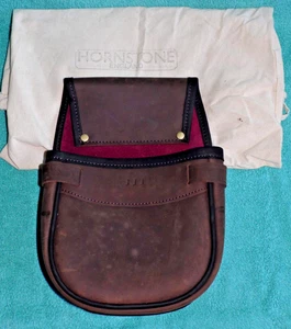 HORNSTONE LEATHER SHOTGUN CARTRIDGE POUCH CARRIER with BAG SPECIAL EDITION LARGE - Picture 1 of 4