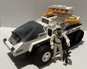 GI Joe Snow Cat 1985 100 % completo con caja completa de misiles Frostbite ininterrumpida - Imagen 1 de 24