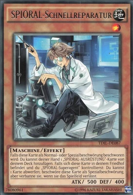 YuGiOh SPIORAL-Schnellreparatur TDIL-DE087 Rare Neu 1st - Bild 1 von 2