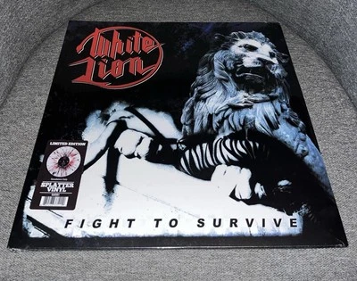 Fight to Survive-White/Black/RED Splatter by White Lion (Record, 2023) - Imagem 1 de 2