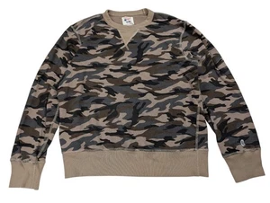 Todd Snyder x Champion French Terry Sweatshirt Herren Large braun Tarnmuster Pullover USA - Bild 1 von 10
