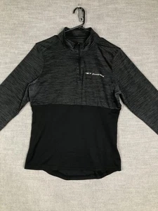 1st Phorm Quarter Zip Pullover Womens Large Black Gray Long Sleeve Performance - Picture 1 of 13