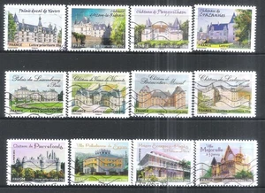 autoadhesifs n°726 à 737 chateaux et demeures historiques de nos régions(2) - Picture 1 of 1