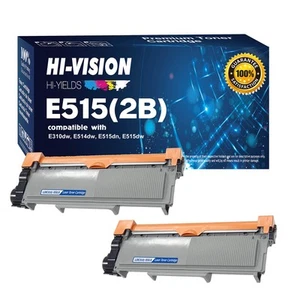 2 Pack HI-Vision® Compatible 593-BBKD (PVTHG) Toner Cartridge Replacement for... - Picture 1 of 7
