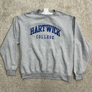 Hartwick College Crewneck Sweatshirt Champion XL grau blau Pullover Herren - Bild 1 von 7