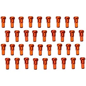 Tusk Impact Wheel Replacement Spoke Nipple Kit Rear Orange For KTM 500 XCF-W - Picture 1 of 6
