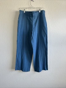 Pantalones pequeños para mujer LOGO by Lori Goldstein PM azul playa a calle - Imagen 1 de 7
