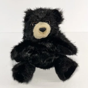 Folkmanis Baby Black Bear Hand Puppet Plush Stuffed Animal 8” - Picture 1 of 9