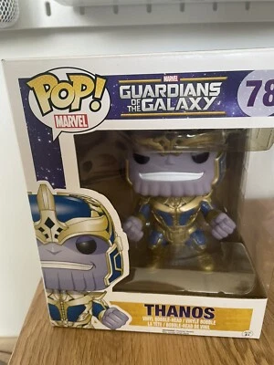Pop Funko Marvel Guardians Of The Galaxy Thanos 6” #78 - image 1 of 4