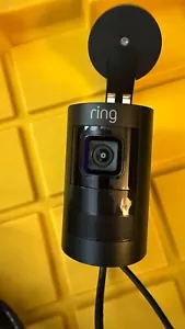 Ring Stick Up Indoor/Outdoor 1080p Video Security Camera Plug In Wired Ethernet - Picture 1 of 9