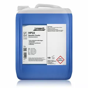 Langguth HP22 Sanolin Coolio 10 L Flüssigseife Cremeseife Handseife Frischeduft - Bild 1 von 1