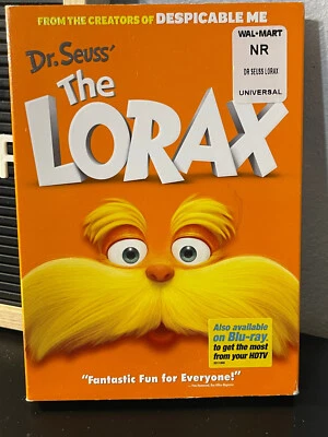 The Lorax - 2012 - Zac Effron - Taylor Swift - DVD - CHARITY AUCTION - Image 1 of 4