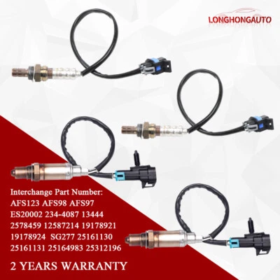 2 Pair Up & Downstream O2 Oxygen Sensor for Chevrolet Silverado 1500 Tahoe 06-07 - Image 1 of 4