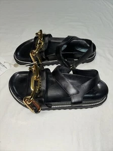 LOUIS VUITTON WOMEN'S PASEO FLAT COMFORT SANDAL. SIZE US 8.5 - Picture 1 of 8