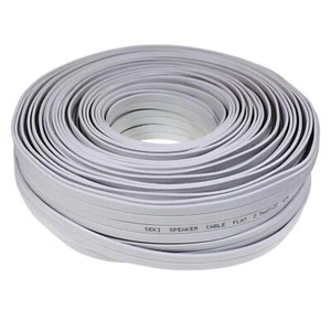 50m Speaker cables 2x 2,5mm² Audio cable Box housing cable Flat cable 2,2mm - Picture 1 of 1