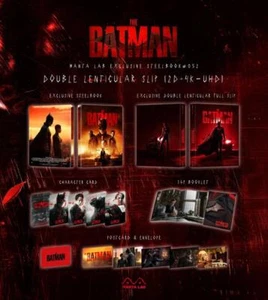 JPN The Batman Manta Lab 4K UHD Blu-ray One Click Box Ultra ungeöffnet selten - Bild 1 von 3