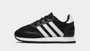 Adidas Originals N-5923 Infant Trainers Black/White-UK 3-New-Genuine-RRP £40 - Picture 1 of 7