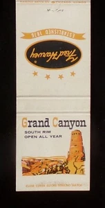 Borde sur del Gran Cañón años 60 Fred Harvey establecido 1876 Gran Cañón AZ MB - Imagen 1 de 2
