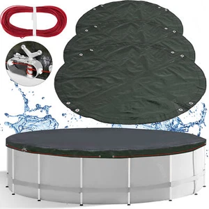 Poolabdeckung Pool Abdeckplane Poolplane Rund Solarplane Abdeckung UV-Resistente - Bild 1 von 39